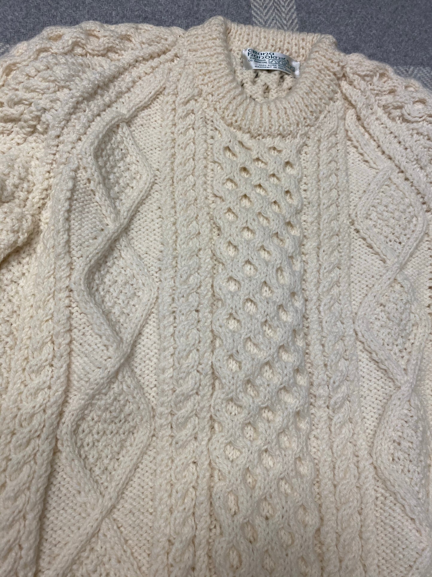 Crana hand knit heavy weight crew size 36 #2