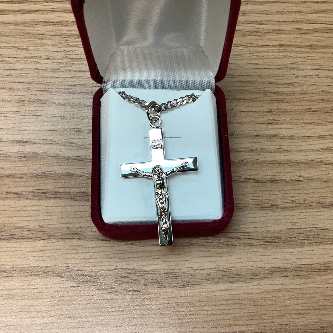 Lord’s Prayer cross 24” chain L9003
