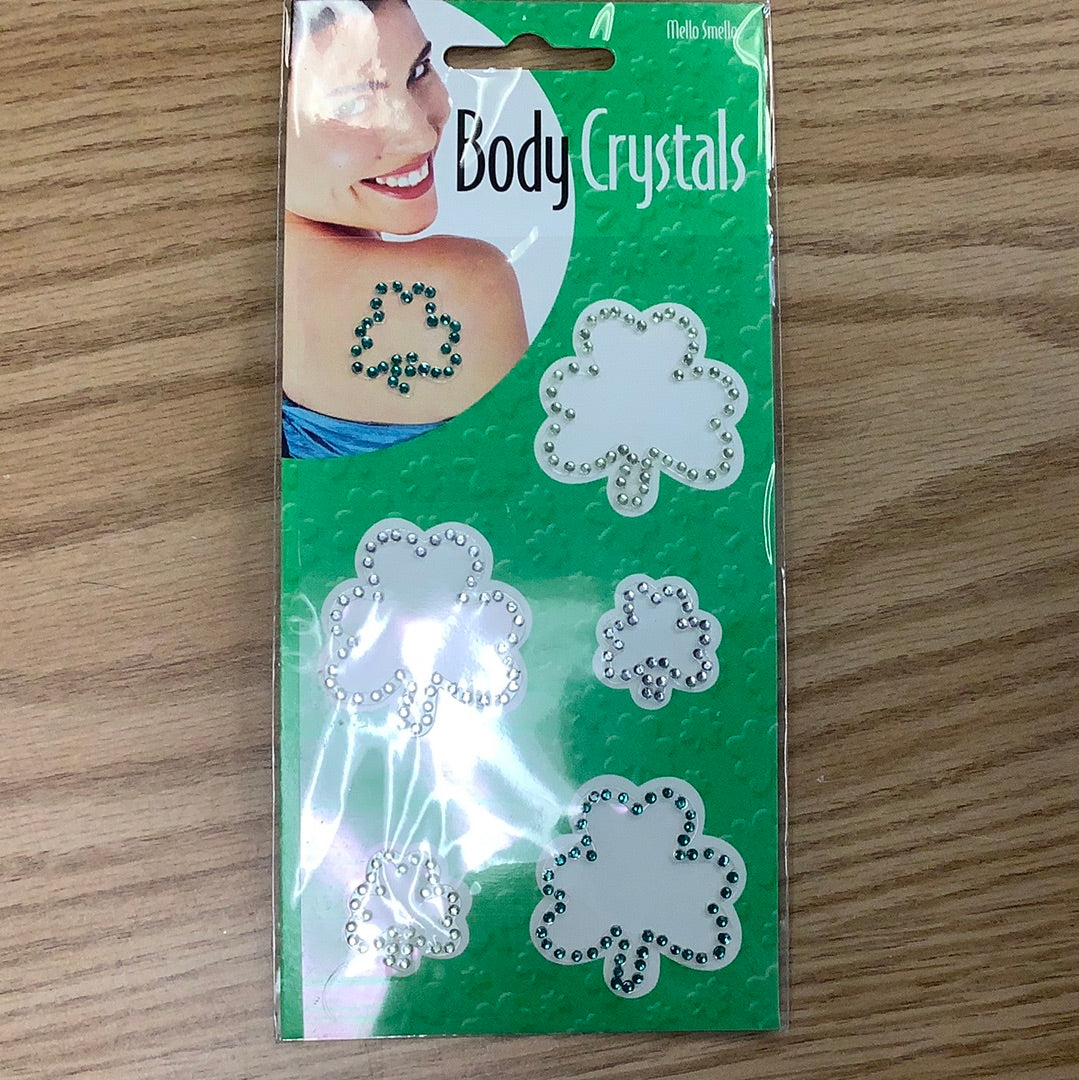 Body crystal tattoos