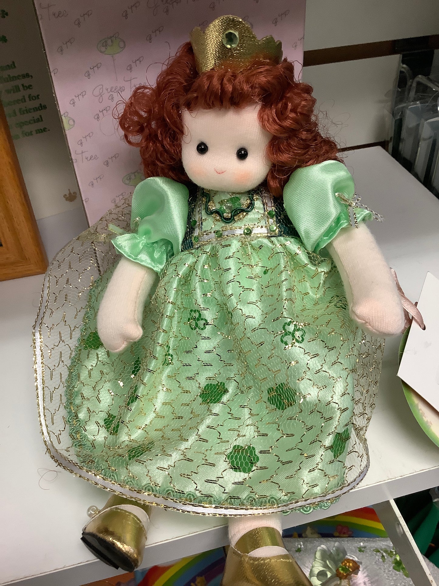 Irish princess musical doll