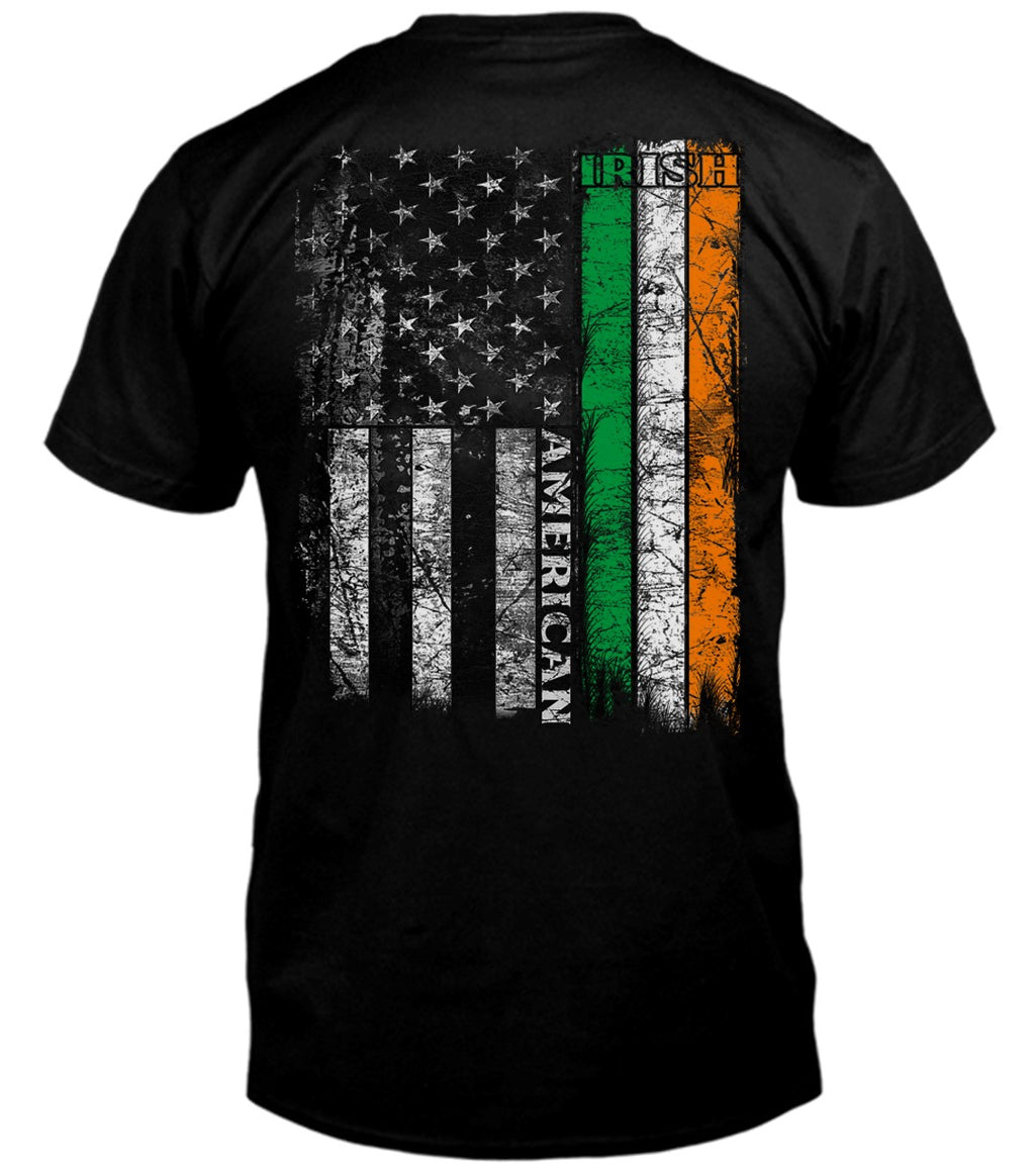 Irish American flag shirt