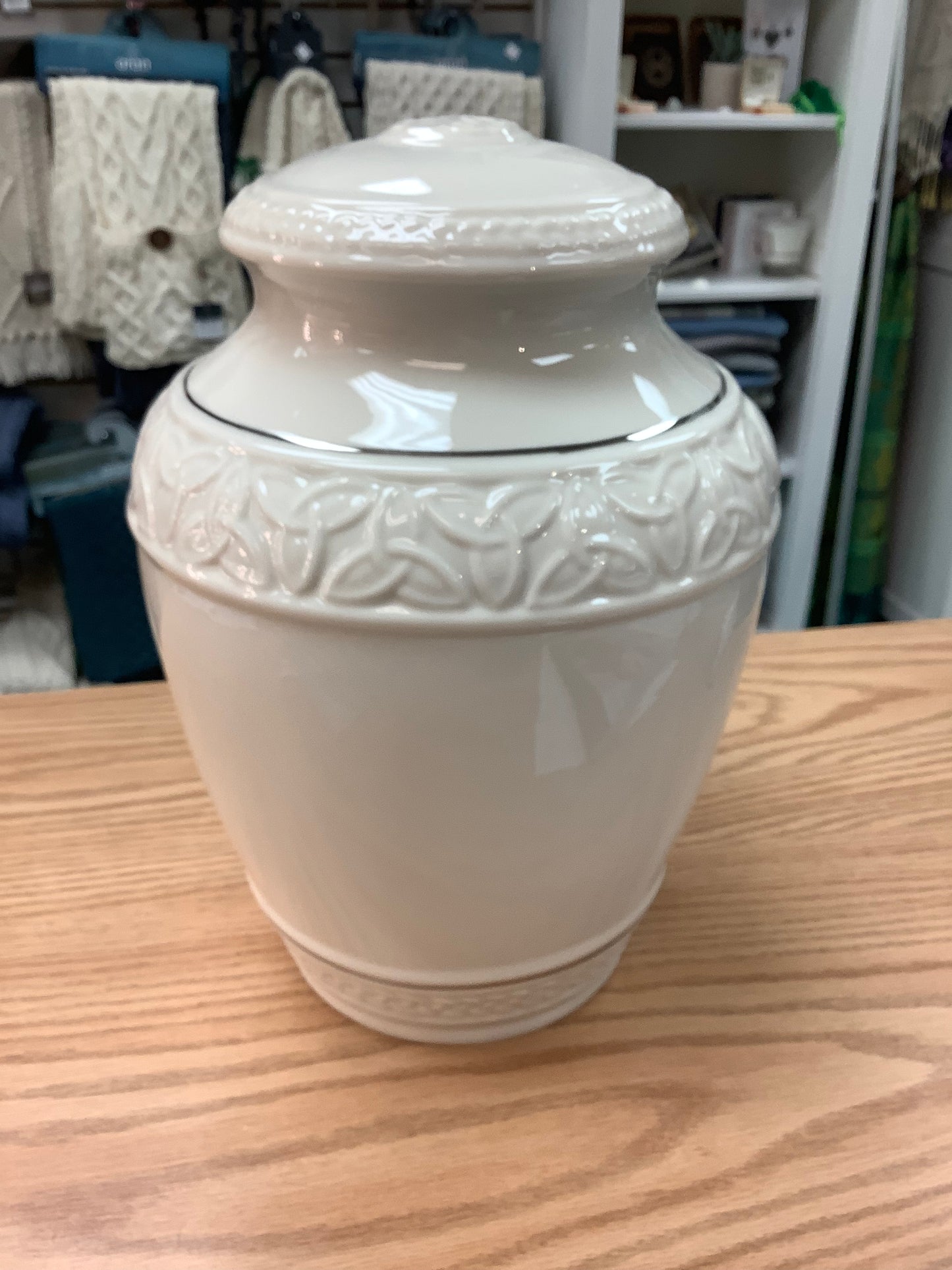 Celtic Urn made by Belleek