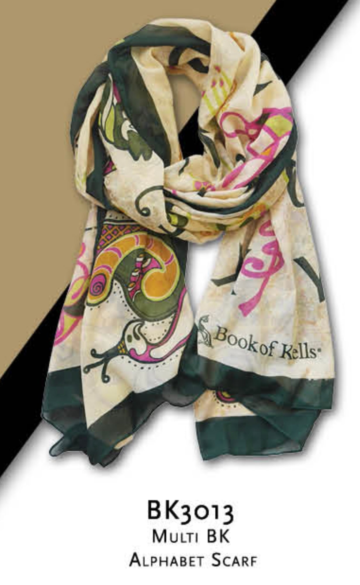 Patrick Francis Alphabet Scarf BK3013