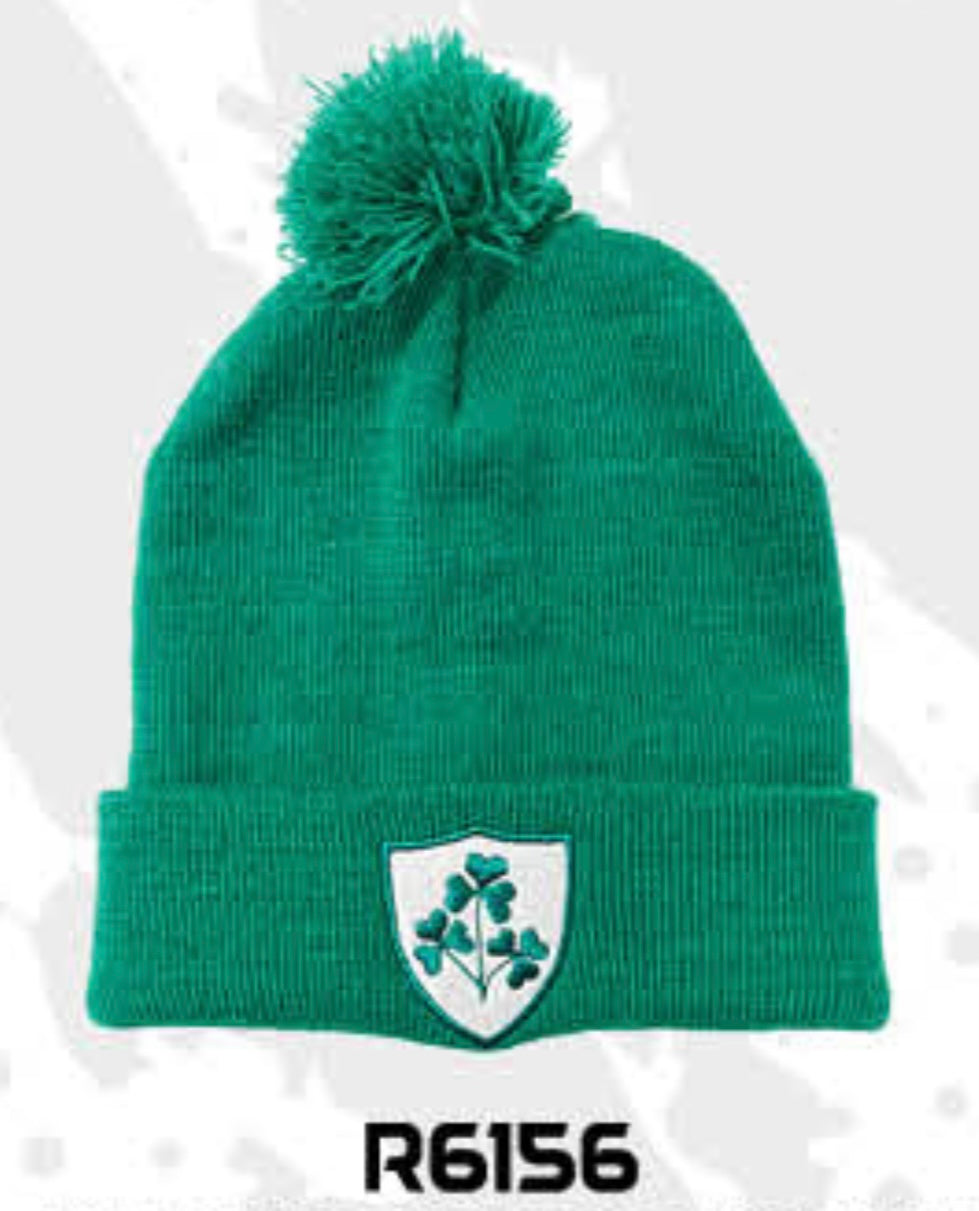 Emerald Shamrock Knit hat kids R6156