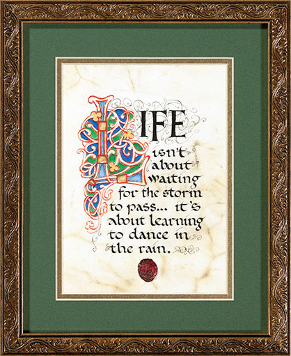 Celtic wedding blessing framed 8x10 #4104GGR