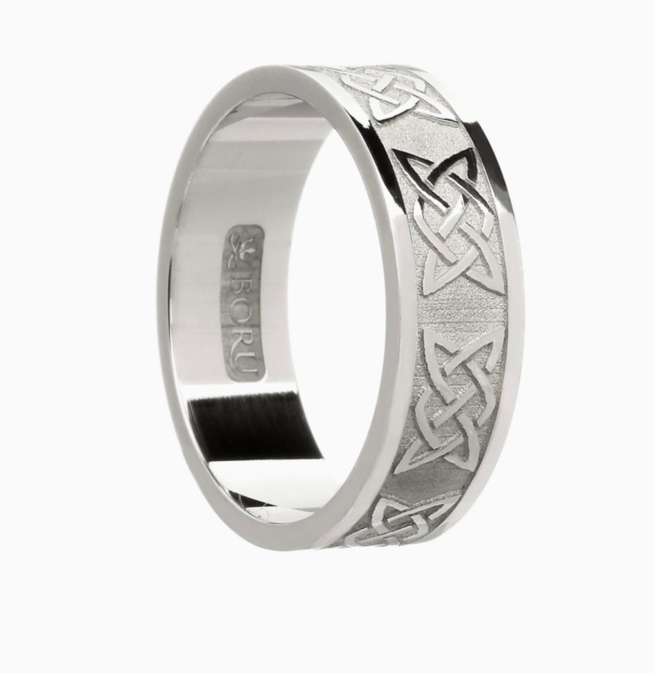 Mens Lovers Knot Wedding Ring