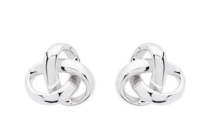 Silver Trinity Knot Earrings SE2272