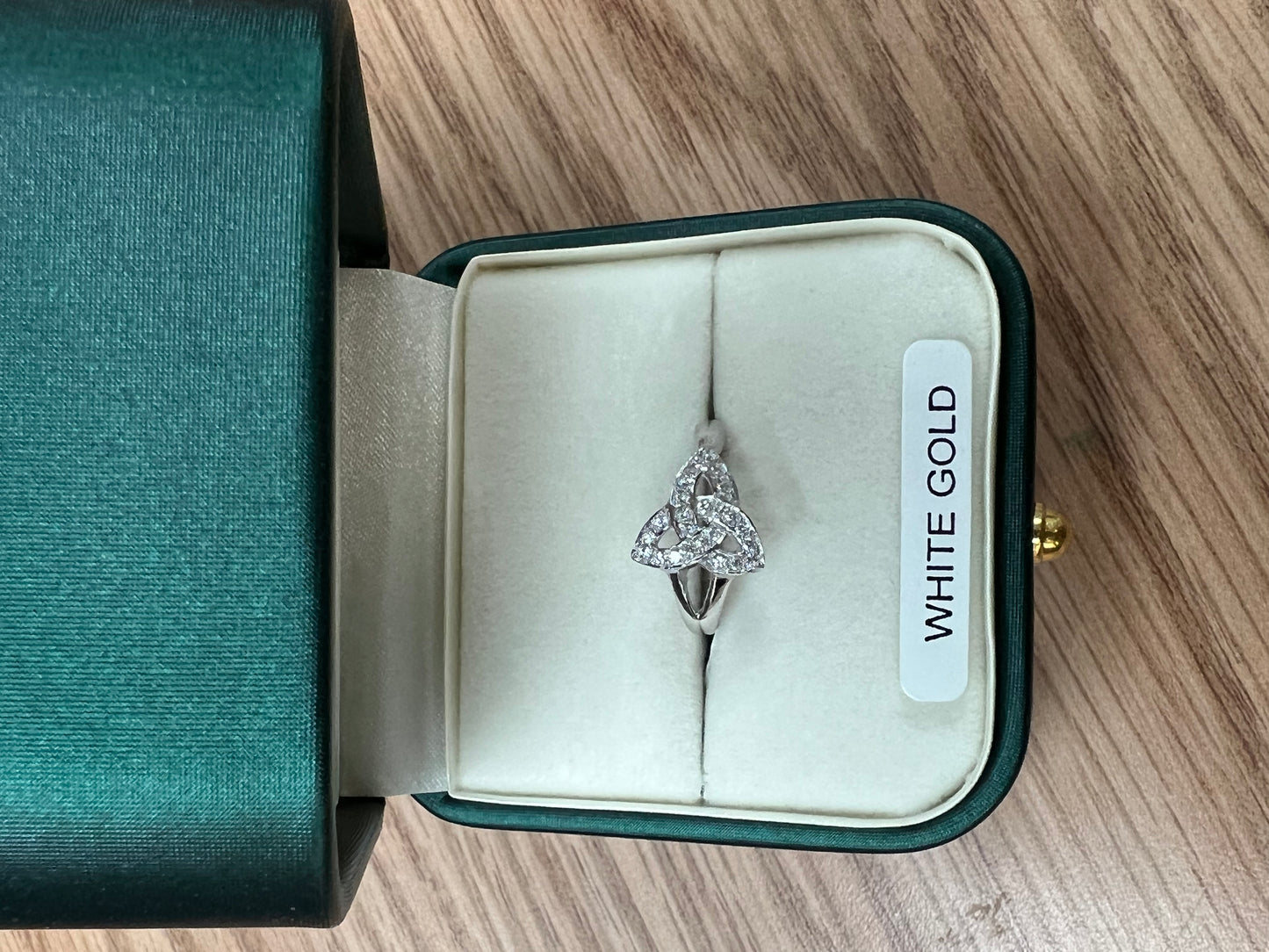 14K White Gold Trinity with Diamond 2658W