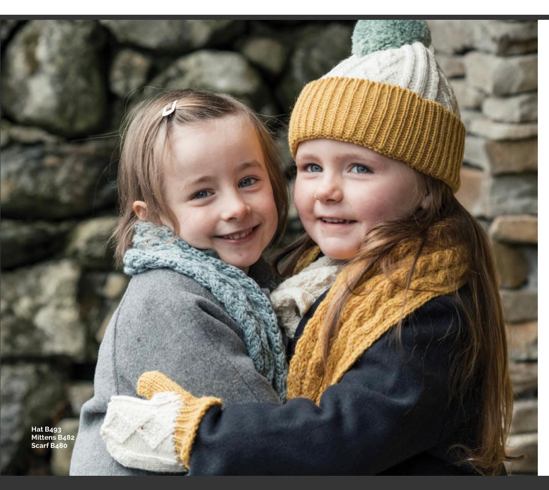 Children’s 2 Color Mittens B482