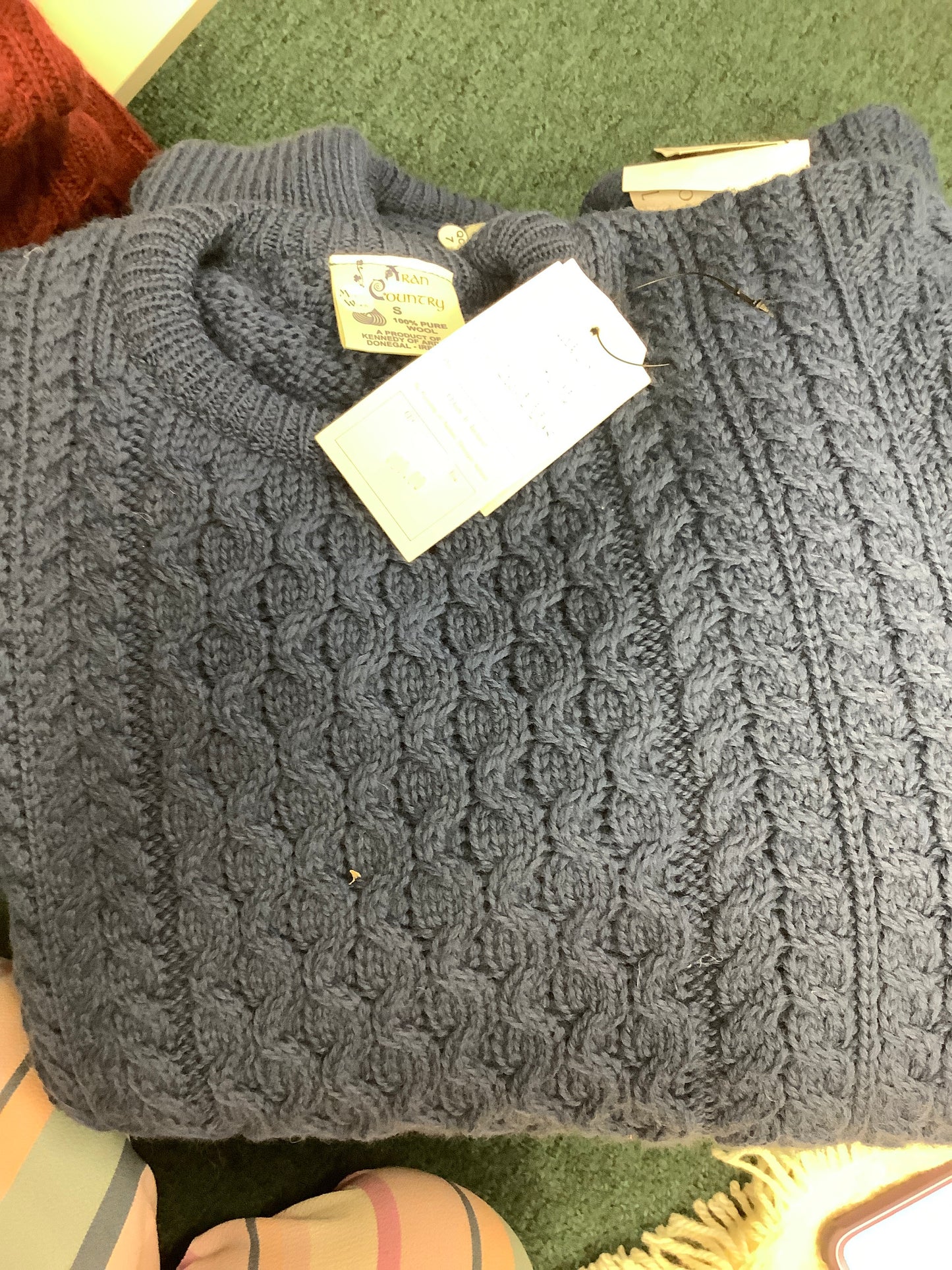 Aran country blk1001 steelblue