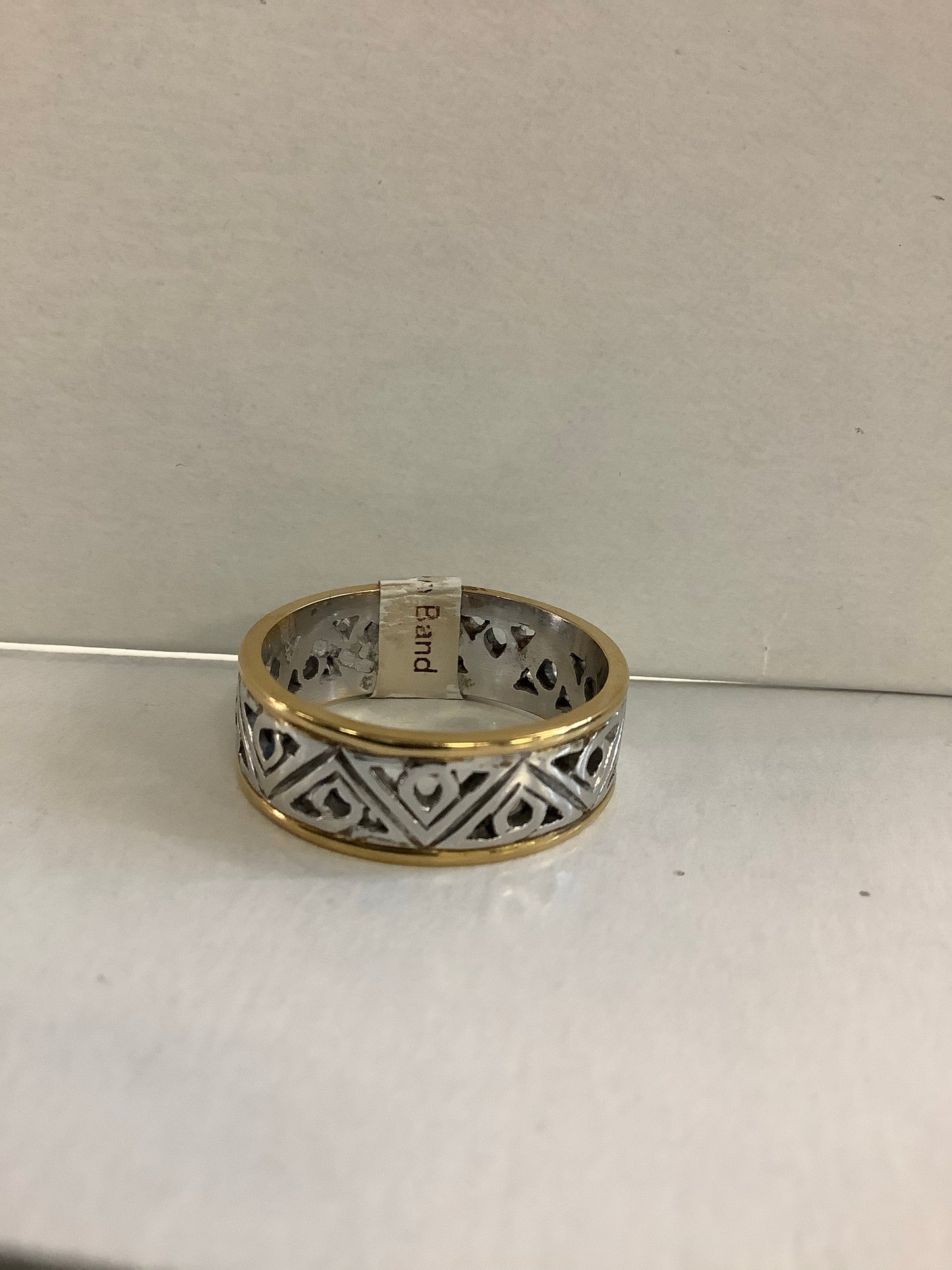 14k Gents Celtic two tone size 10.5