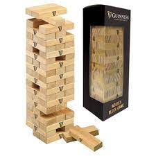Guinness Jenna wooden game