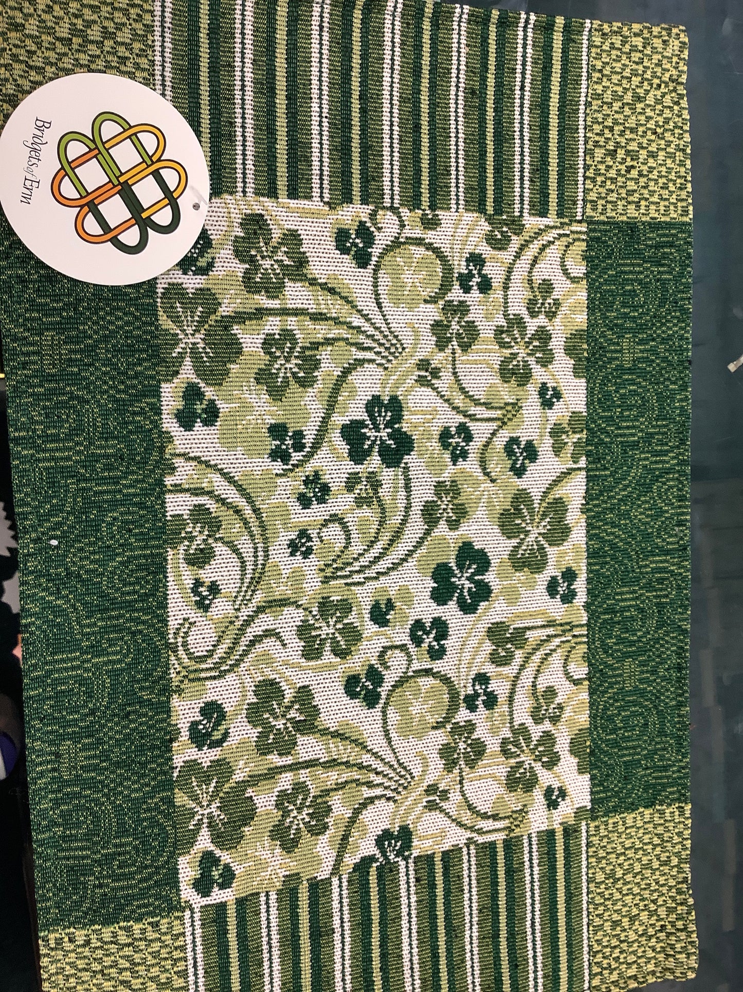 Shamrock garden placemat