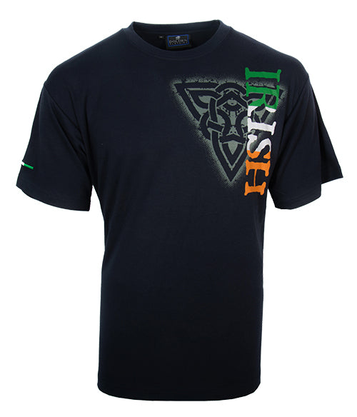 Side print Irish TShirt navy TCSPIR