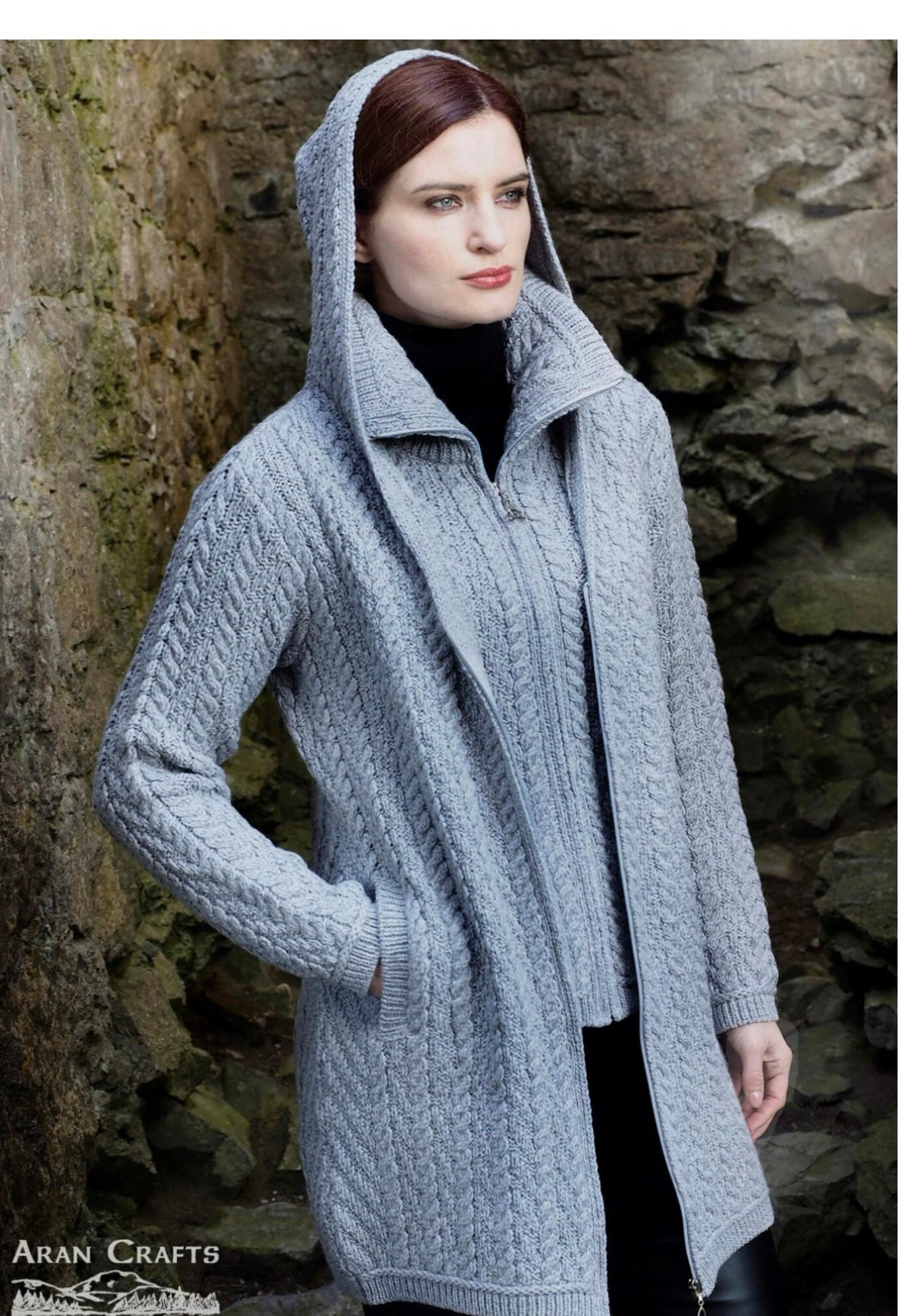 BUNDORAN HOODED DOUBLE COAT HD5174