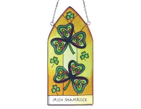 Irish Shamrock Gothic Panel