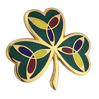 GP SHAMROCK BROOCH(BOXED) TG1050