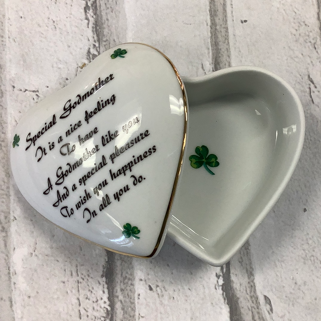 Special godmother heart box