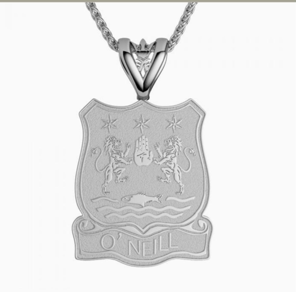 Shield Coat of Arms Pendant with Name
