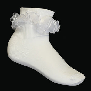 Girls ruffled socks 9055