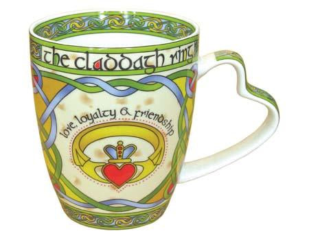 Clara New Bone China Mug "The Claddagh Ring"