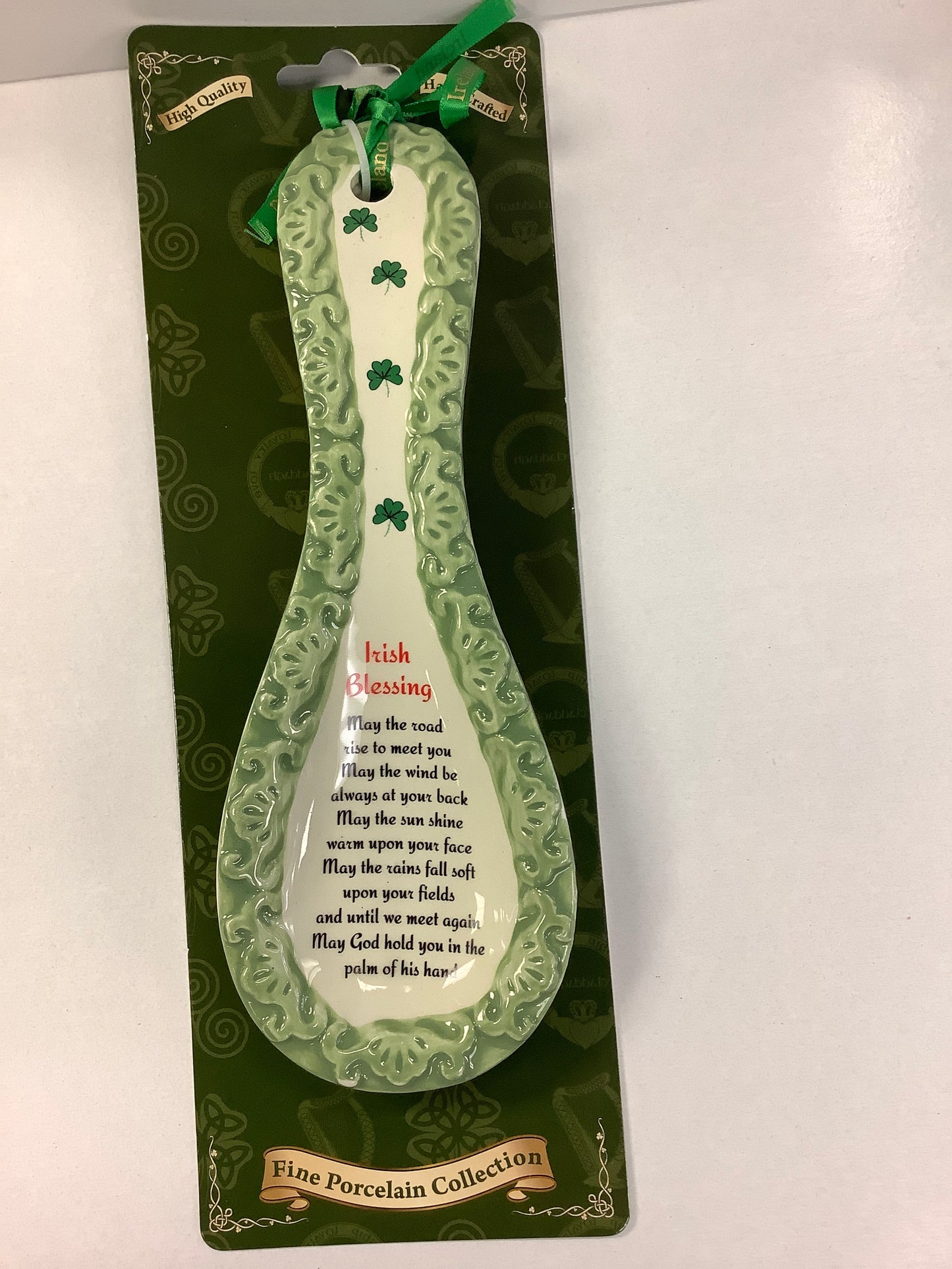 Irish blessing spoon rest