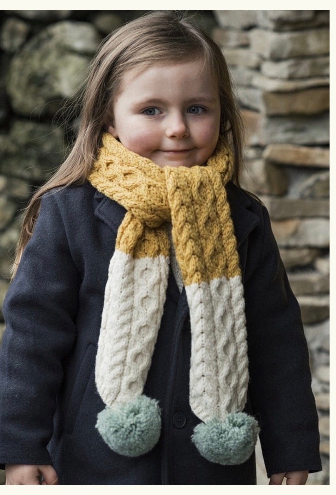 Children’s Tri-Color Scarf B480