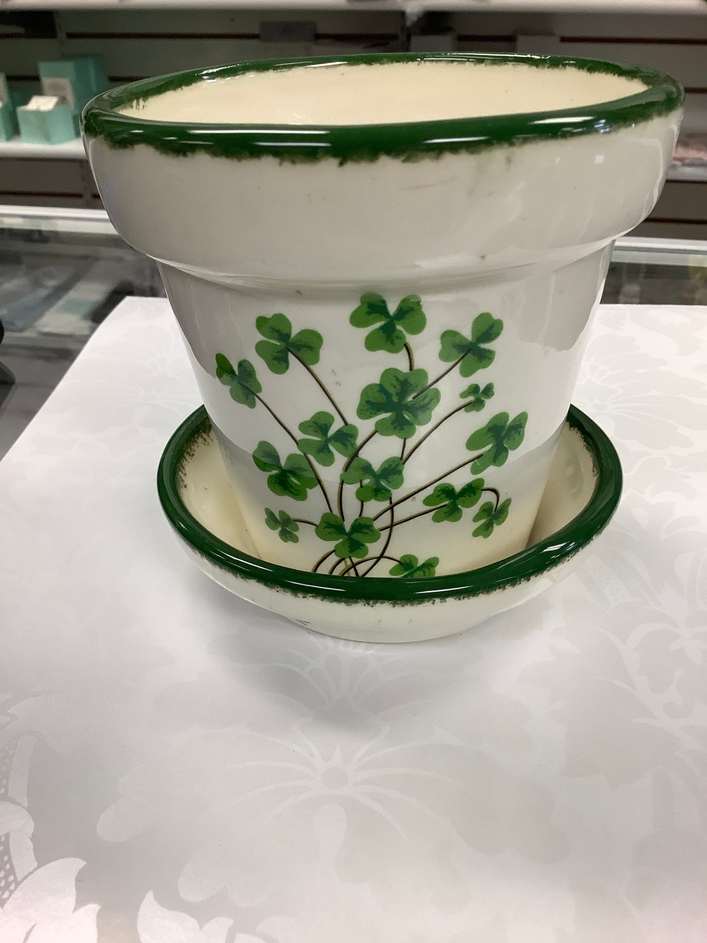 Shamrock small flower pot