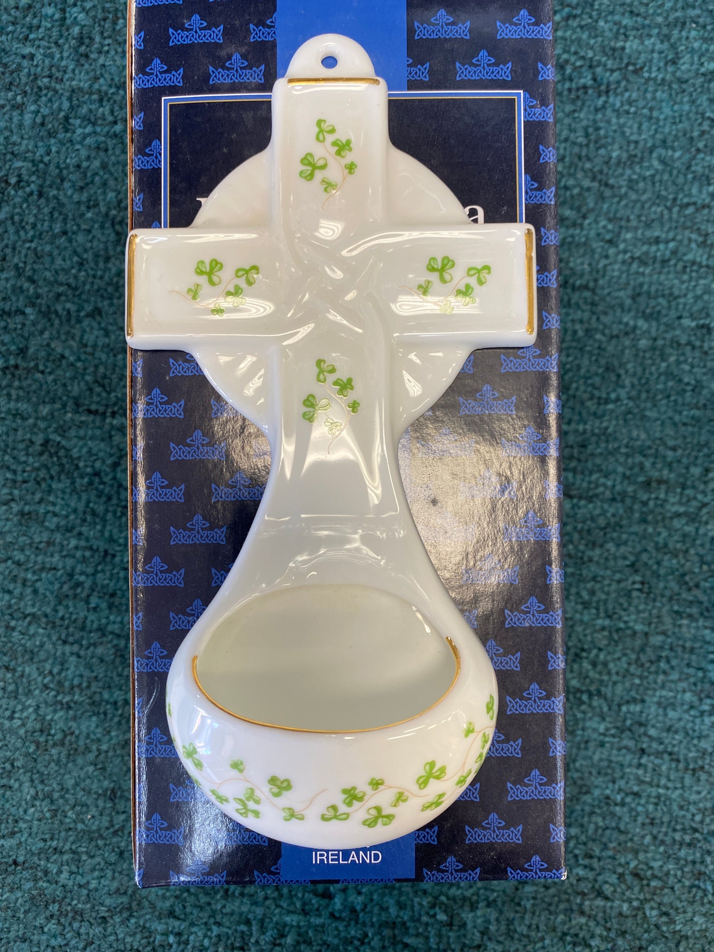 Shamrock holy water font royal Tara