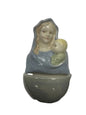 Ceramic water font mother and child