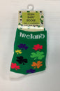 Irish Baby Socks Colorful Shamrocks