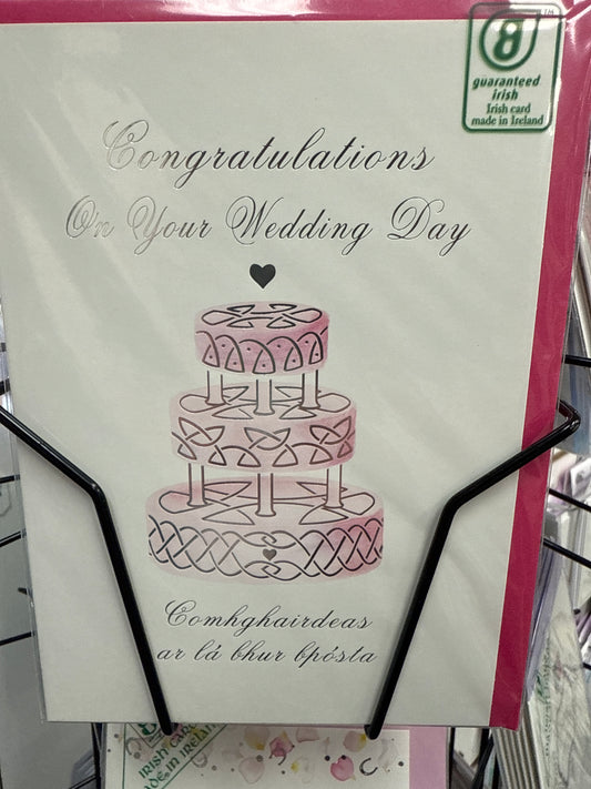 On your wedding day card