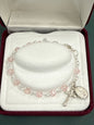 Baby Rosary Bracelet Light Pink BR16