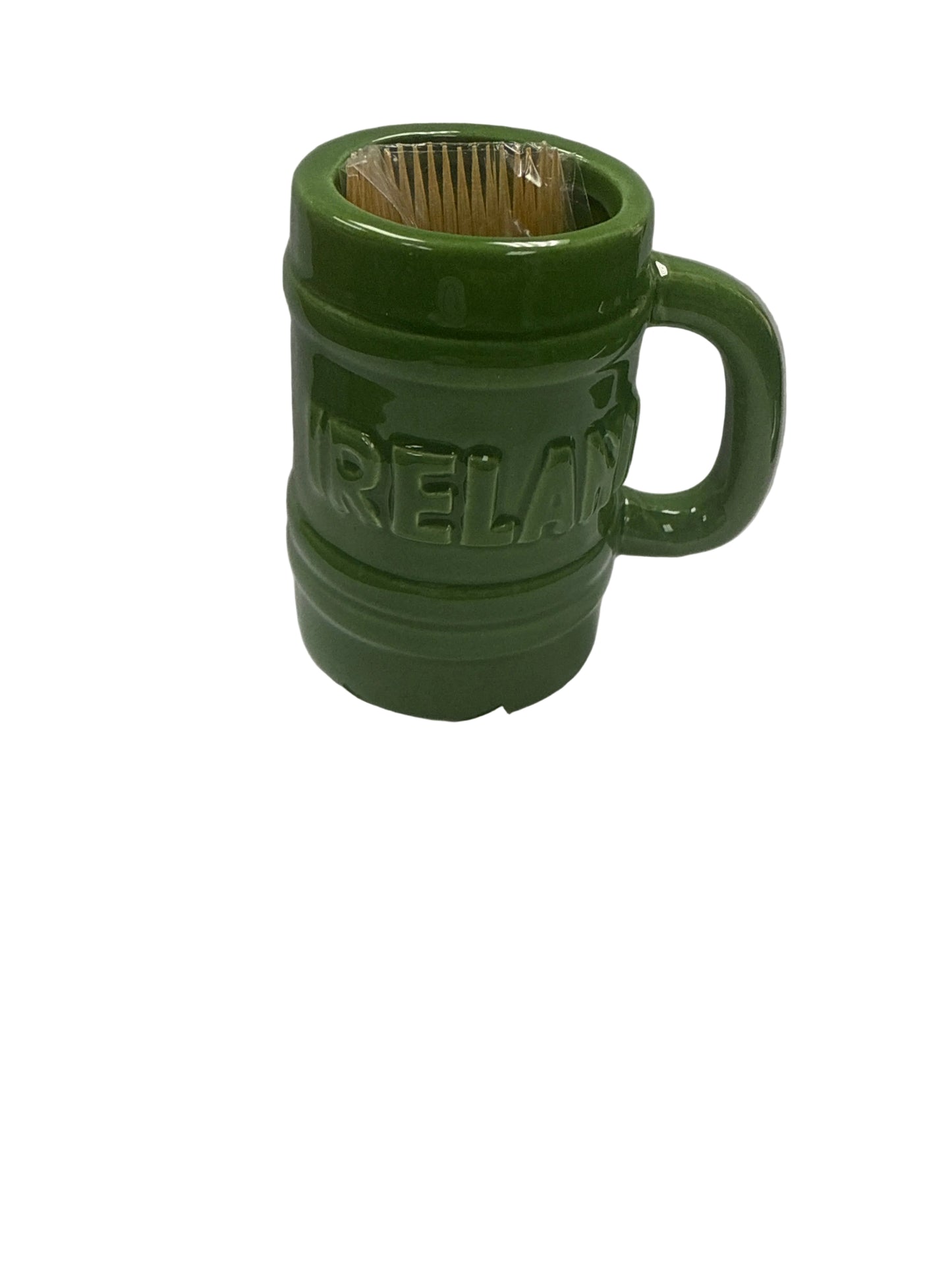 Ceramic toothpick holder Tankard