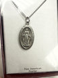 18” Chain w/ Pewter Miraculous Medal AN500