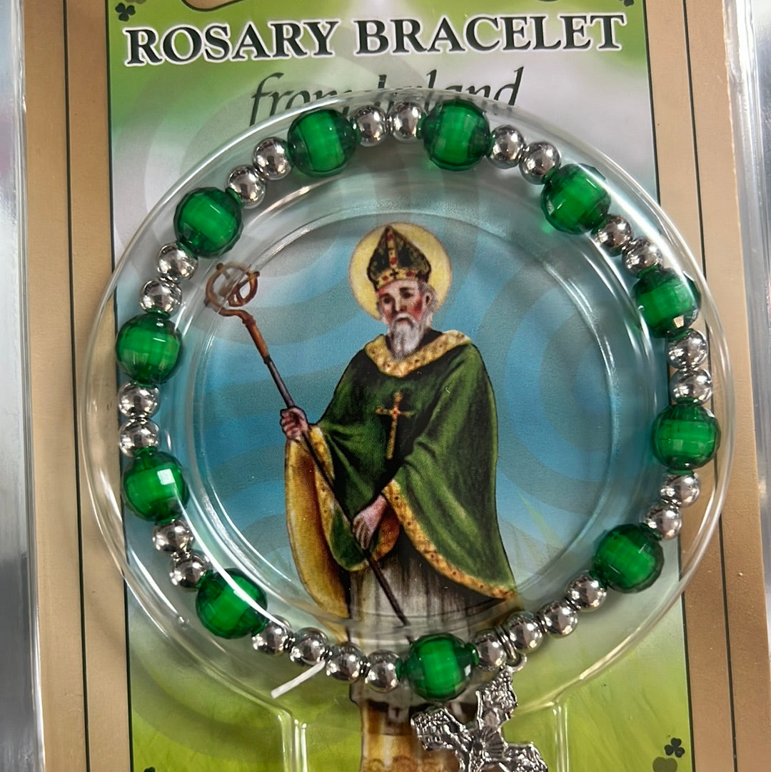 Green Rosary bracelet from Ireland