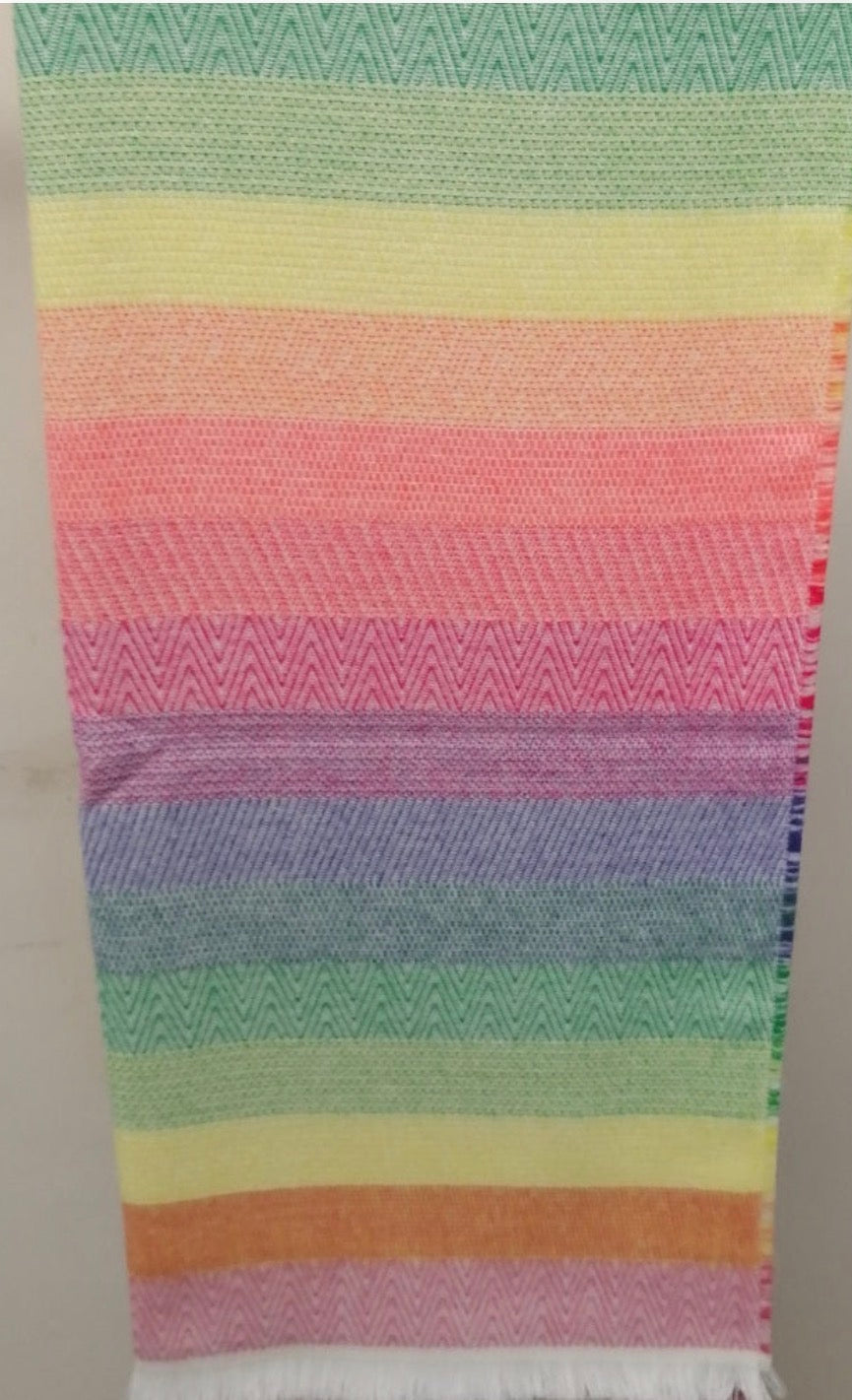 Fringed Shawl in Summer Tones by Jimmy Hourihan 9224 522779