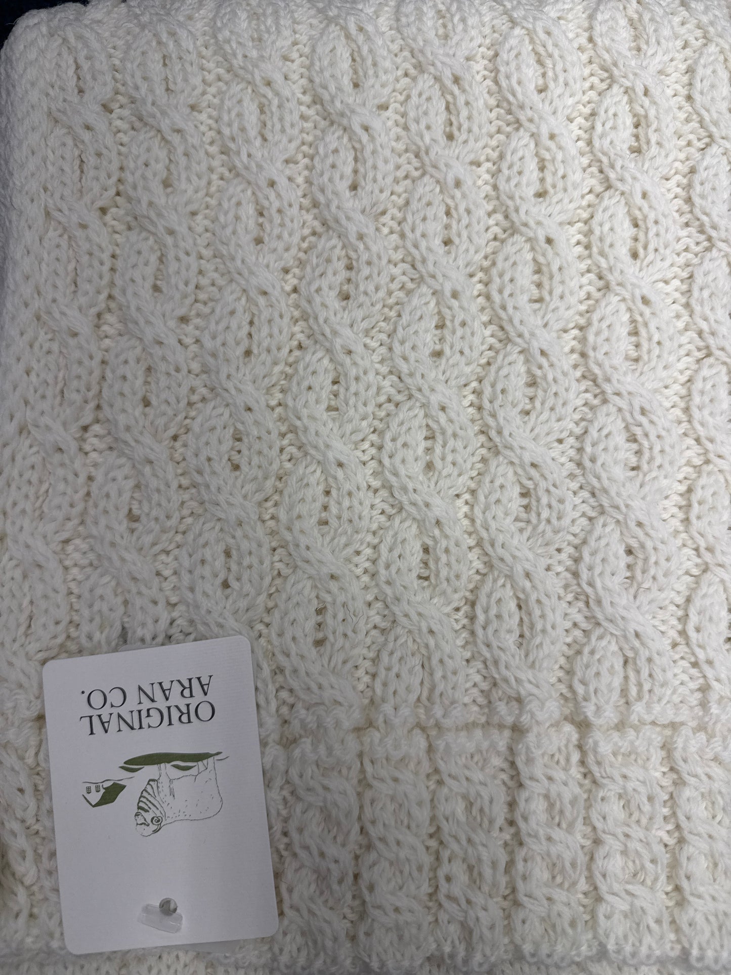 Original Aran Baby Blanket
