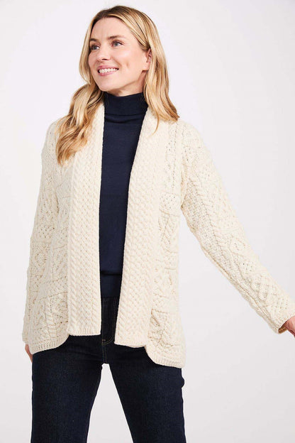 Ladies Shawl Cardigan B136 162