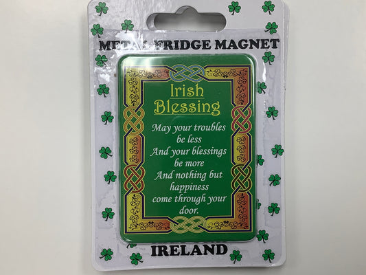 Irish blessing fridge magnet