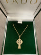 10K Double Sided medium Celtic Cross C201 Fado