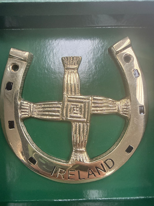Brass horse shoe st brigids spw17