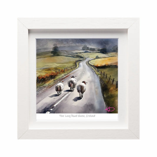 Large Framed Art by Karolina Di Duca  32x32cm