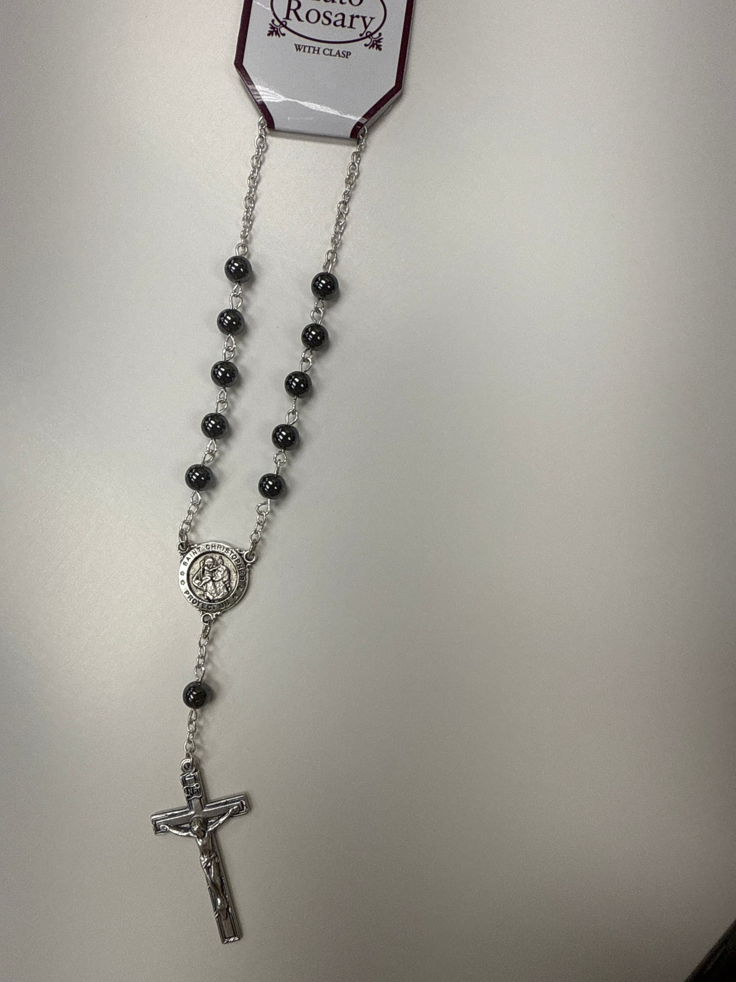 Saint Christopher auto rosary