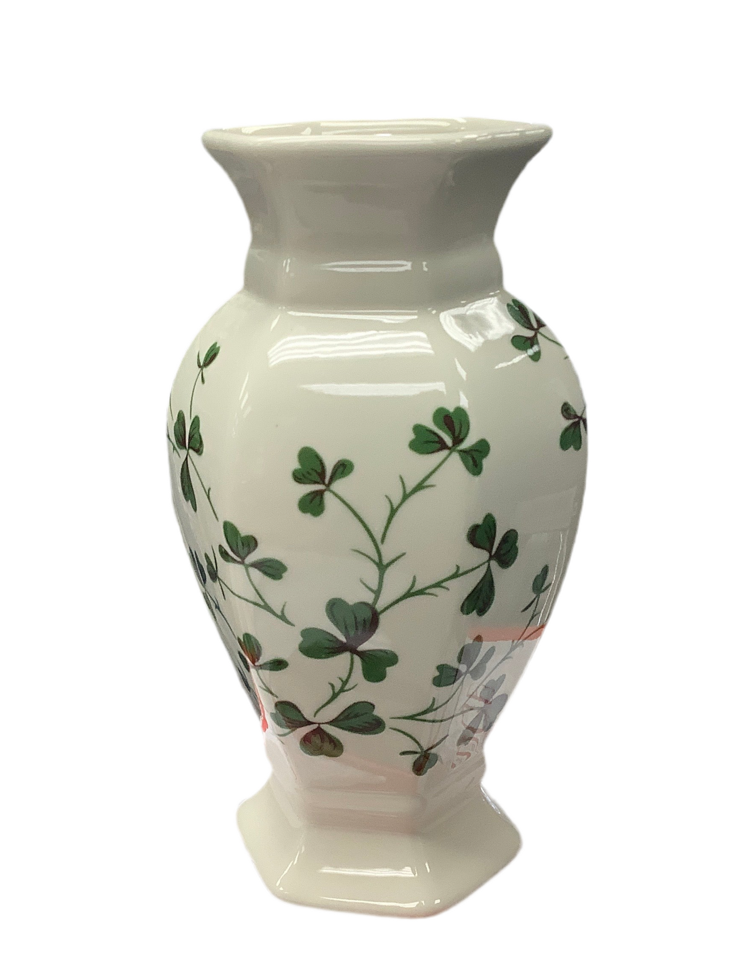 Shannonbridge Vase Shamrocks
