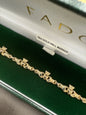 10K Gold Claddagh Bracelet BT118