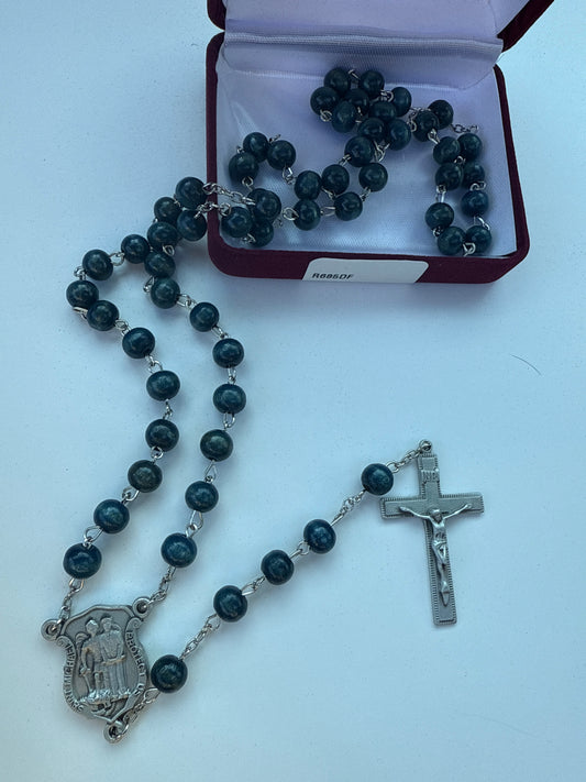 Police Shield St Michael Rosary