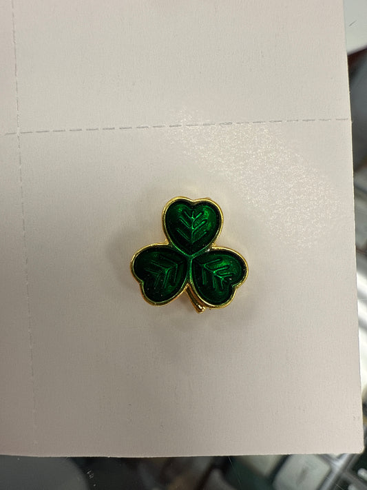 Shamrock lapel pin