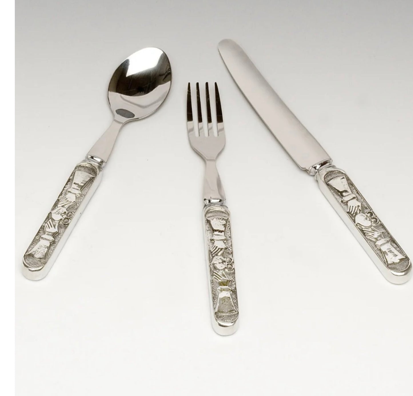 Mullingar Pewter Irish Baby Cutlery Set.