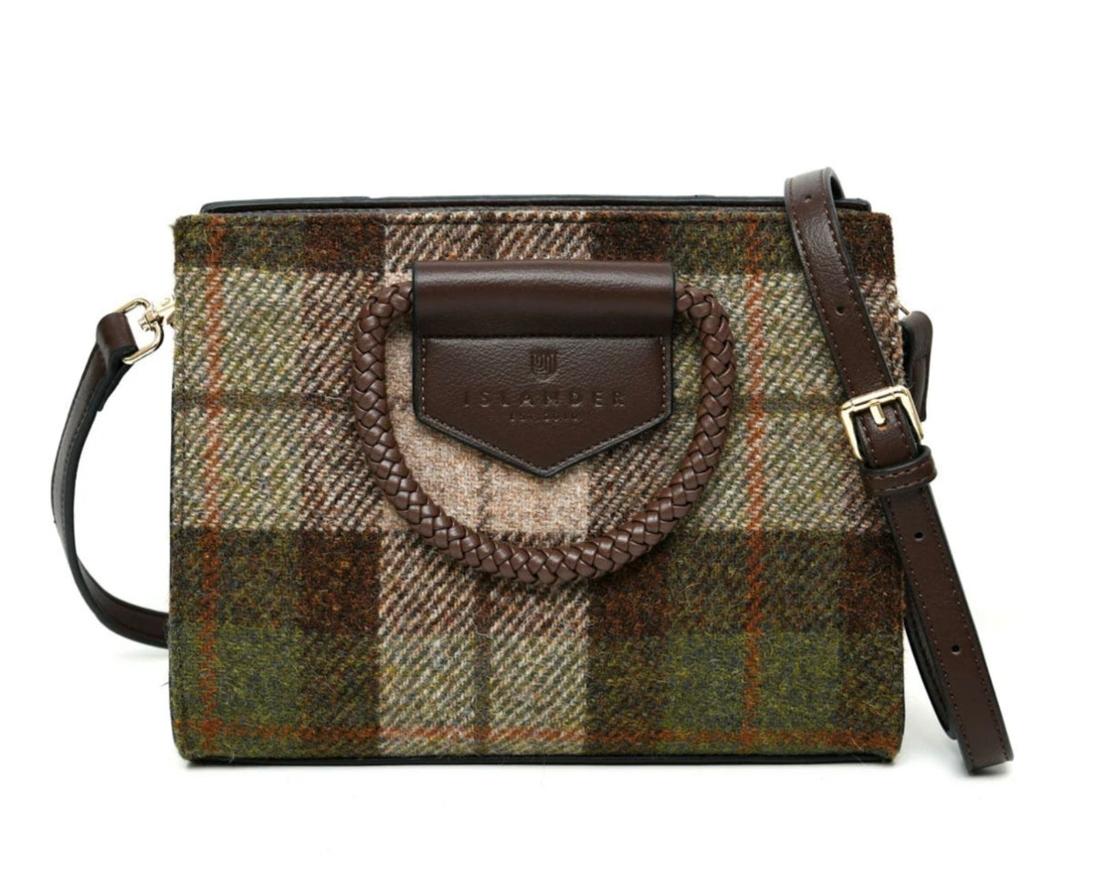 The Arran Tote- Chestnut Tartan